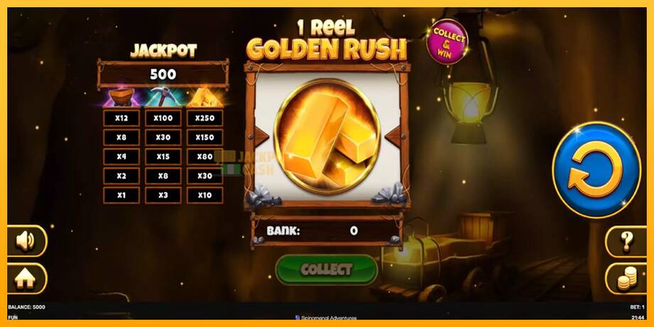 1 Reel Golden Rush машина за игри за пари, слика 2