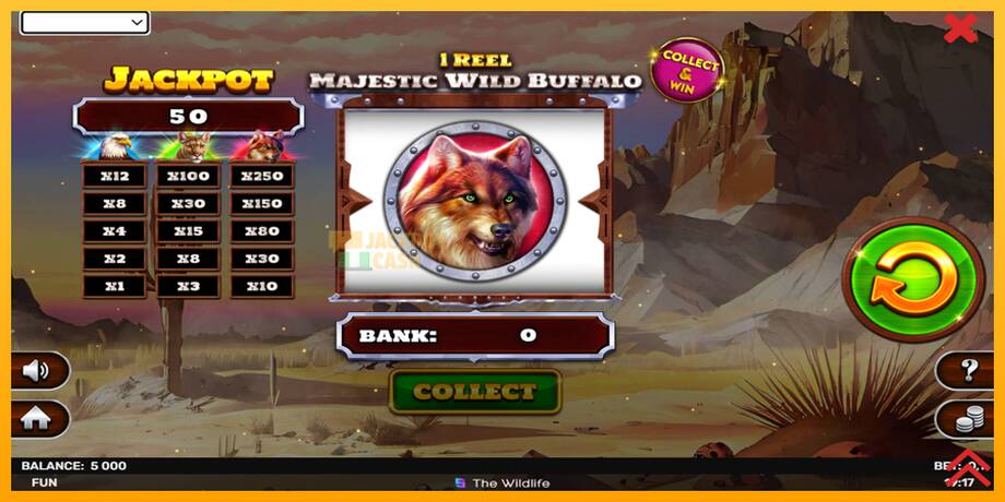 1 Reel Majestic Wild Buffalo машина за игри за пари, слика 2