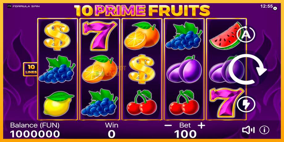 10 Prime Fruits машина за игри за пари, слика 1