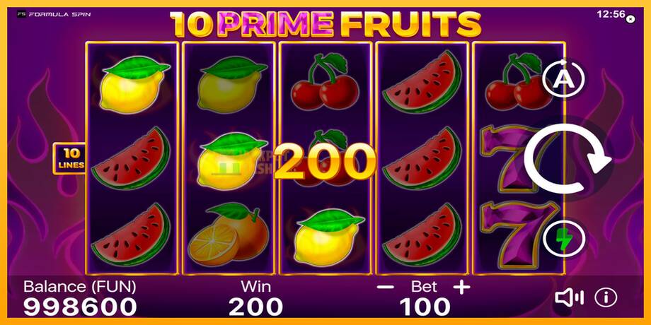 10 Prime Fruits машина за игри за пари, слика 3