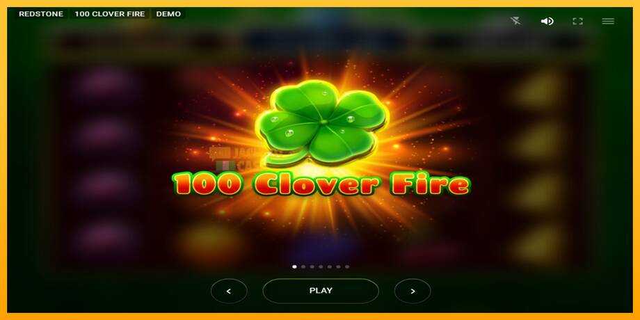 100 Clover Fire машина за игри за пари, слика 1