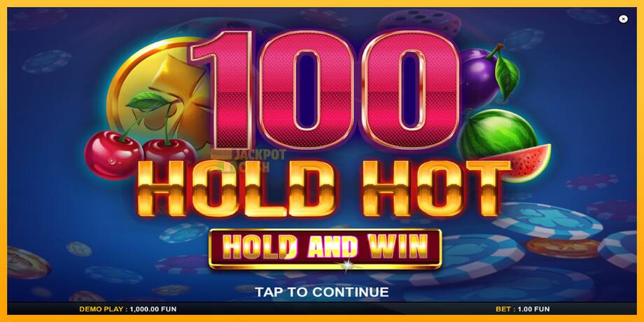 100 Hold Hot Hold and Win машина за игри за пари, слика 1