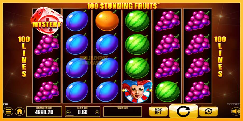 100 Stunning Fruits машина за игри за пари, слика 3