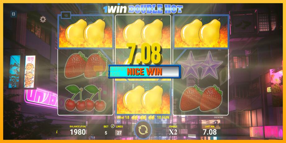 1win Double Hot машина за игри за пари, слика 3