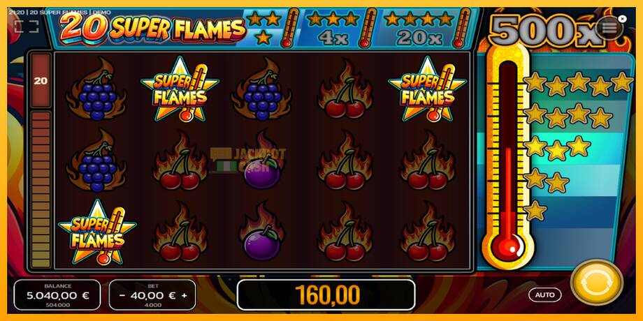 20 Super Flames машина за игри за пари, слика 2