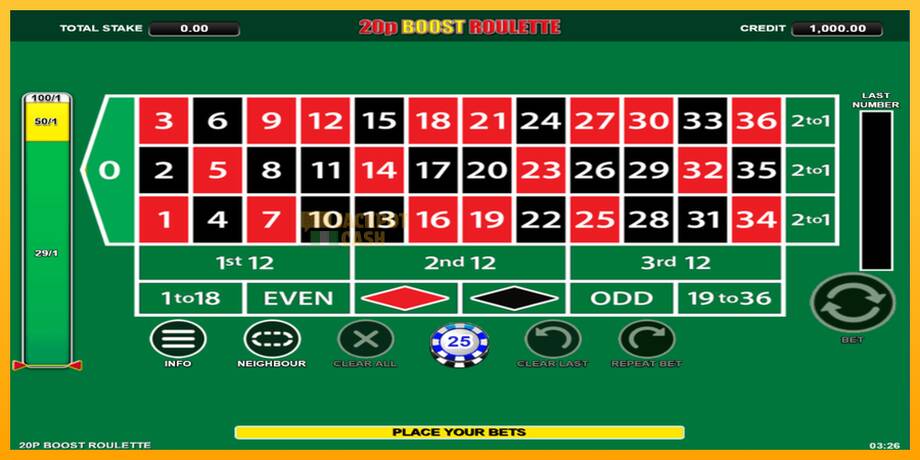 20p Boost Roulette машина за игри за пари, слика 2