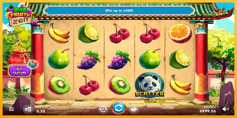 243 Fruity Zen машина за игри за пари, слика 1