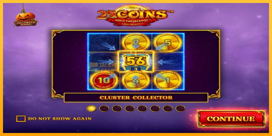 25 Coins Halloween Jackpots машина за игри за пари, слика 1