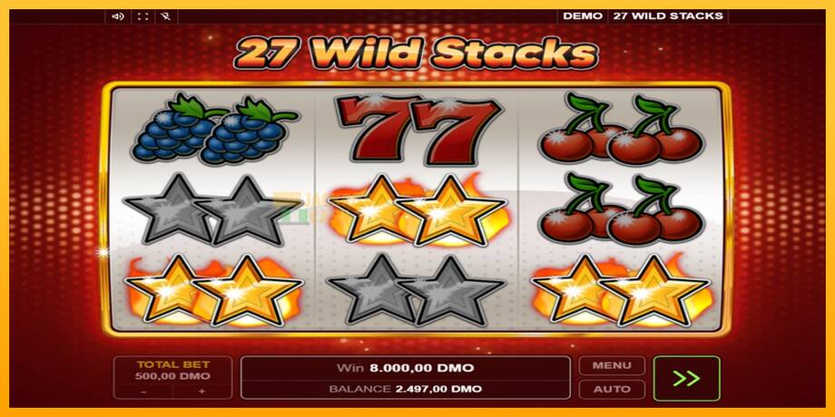 27 Wild Stacks машина за игри за пари, слика 2