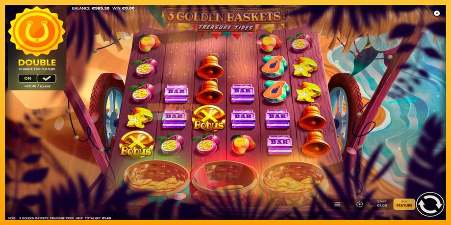 3 Golden Baskets: Treasure Tides машина за игри за пари, слика 4