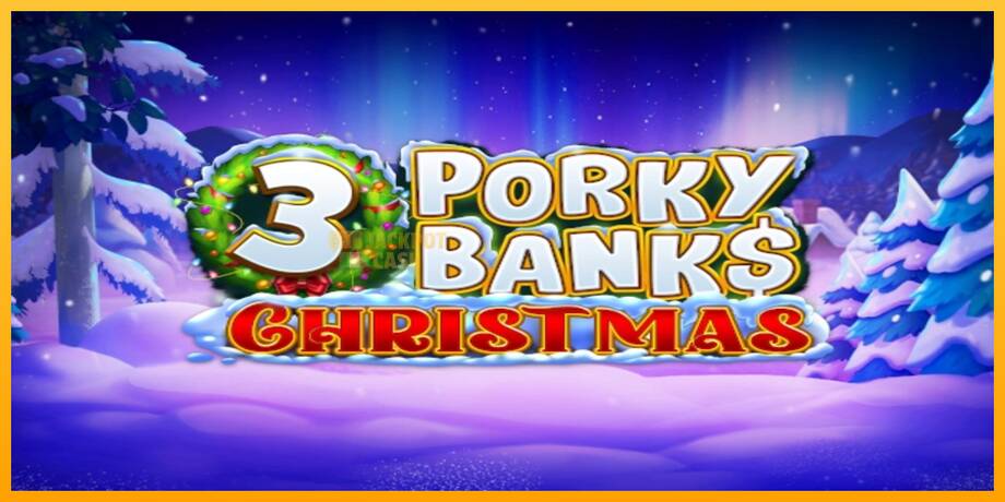 3 Porky Banks Christmas машина за игри за пари, слика 1