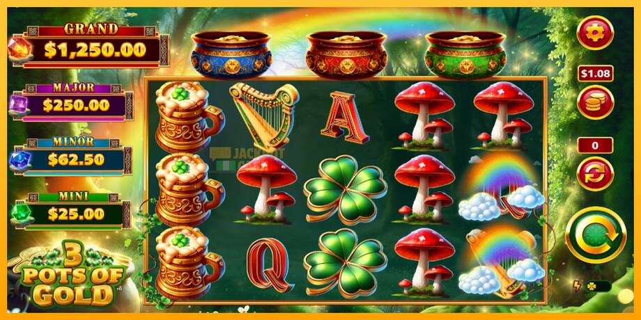 3 Pots O Gold машина за игри за пари, слика 2