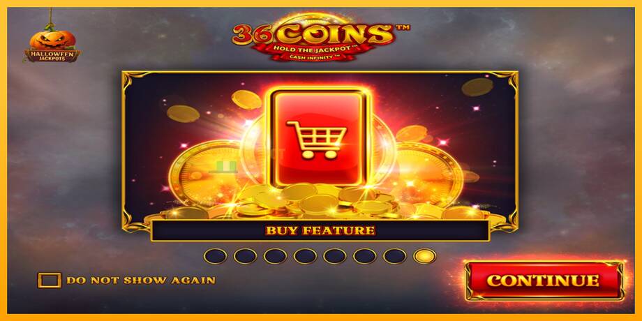 36 Coins Halloween Jackpots машина за игри за пари, слика 1