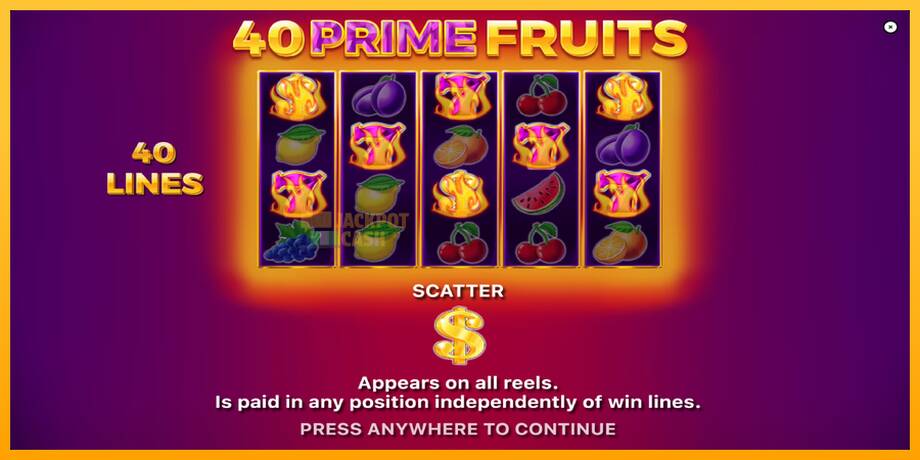 40 Prime Fruits машина за игри за пари, слика 1