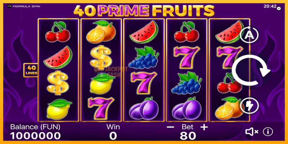 40 Prime Fruits машина за игри за пари, слика 2