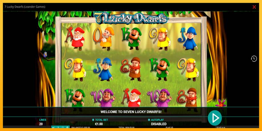 7 Lucky Dwarfs машина за игри за пари, слика 1