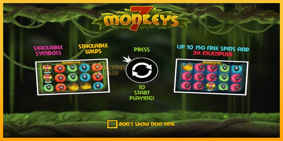 7 monkeys машина за игри за пари, слика 1