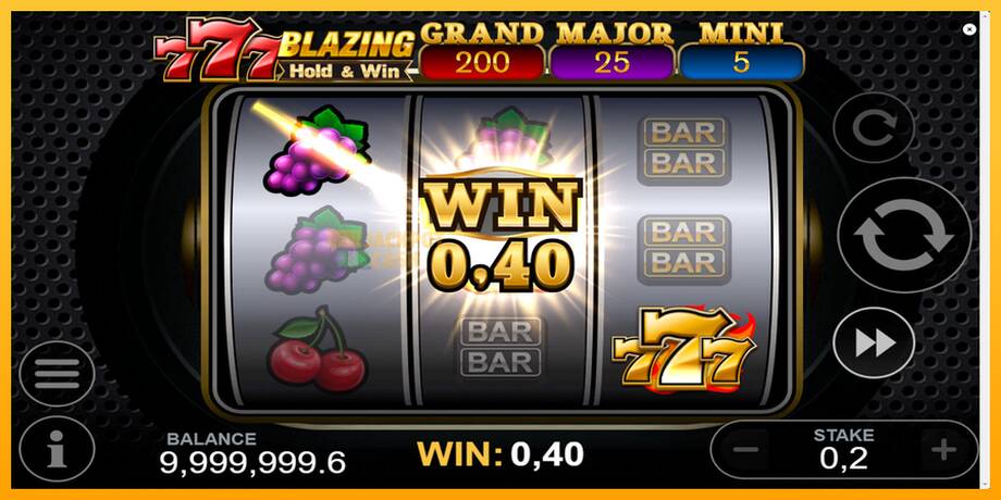 777 Blazing Hold & Win машина за игри за пари, слика 2