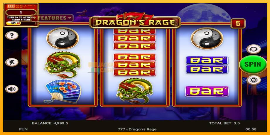 777 - Dragons Rage машина за игри за пари, слика 2