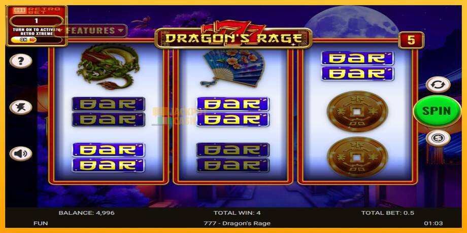 777 - Dragons Rage машина за игри за пари, слика 3