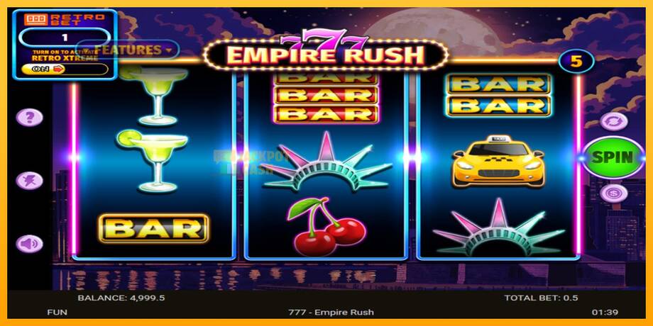 777 Empire Rush машина за игри за пари, слика 2