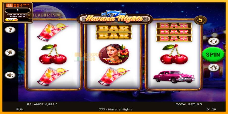 777 - Havana Nights машина за игри за пари, слика 2