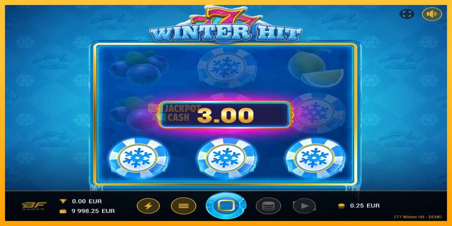 777 Winter Hit машина за игри за пари, слика 2