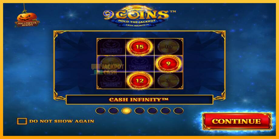 9 Coins Grand Diamond Edition Halloween Jackpots машина за игри за пари, слика 1