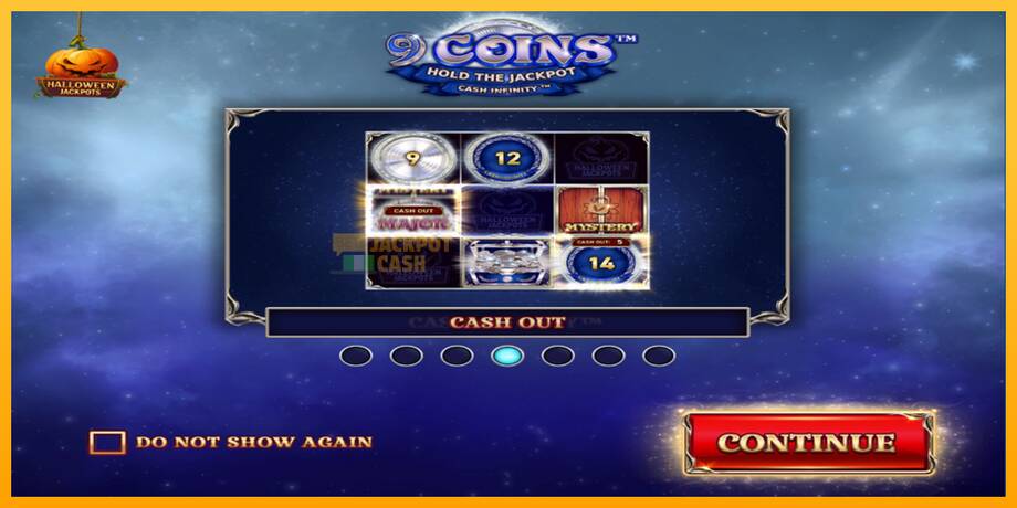 9 Coins Grand Platinum Edition Halloween Jackpot машина за игри за пари, слика 1