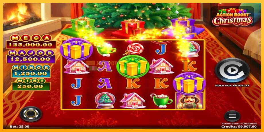 Action Boost Christmas машина за игри за пари, слика 5