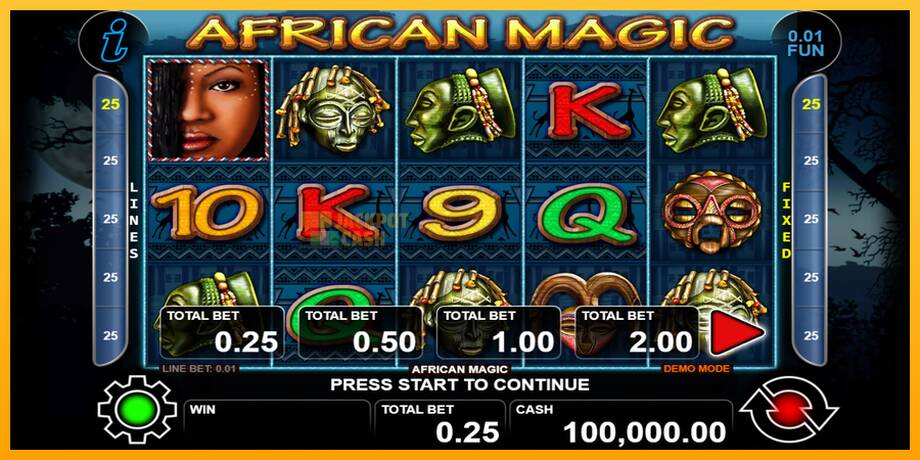 African Magic машина за игри за пари, слика 1