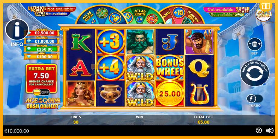 Age of the Gods Cash Collect машина за игри за пари, слика 1