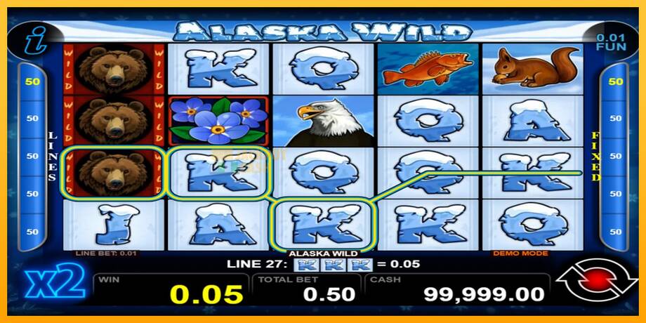 Alaska Wild машина за игри за пари, слика 2