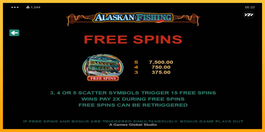 Alaskan Fishing машина за игри за пари, слика 6