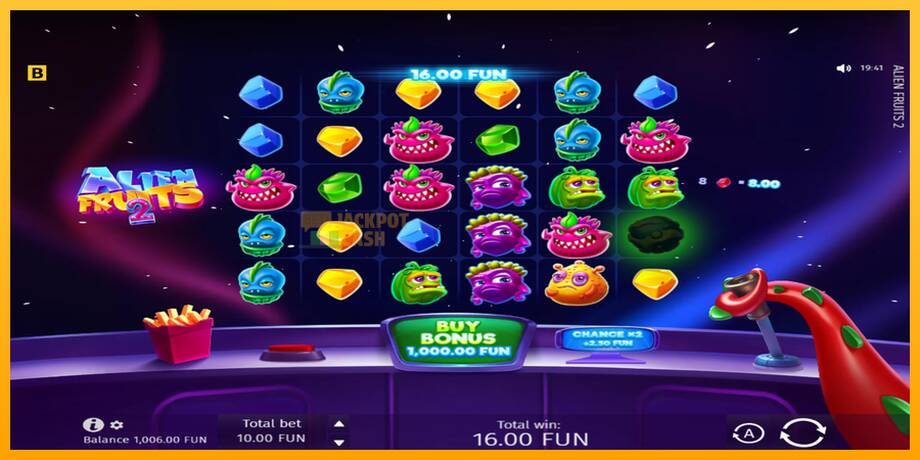 Alien Fruits 2 машина за игри за пари, слика 3