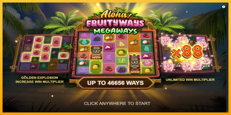 Aloha! Fruityways машина за игри за пари, слика 1