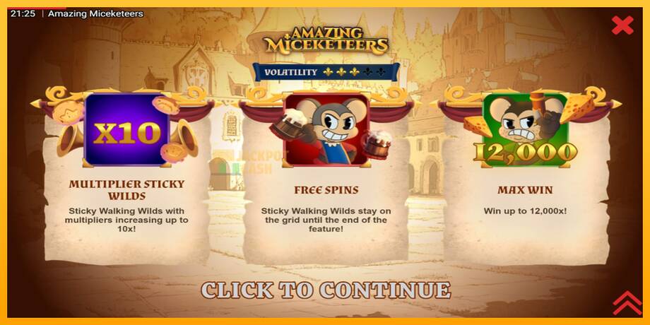 Amazing Miceketeers машина за игри за пари, слика 1