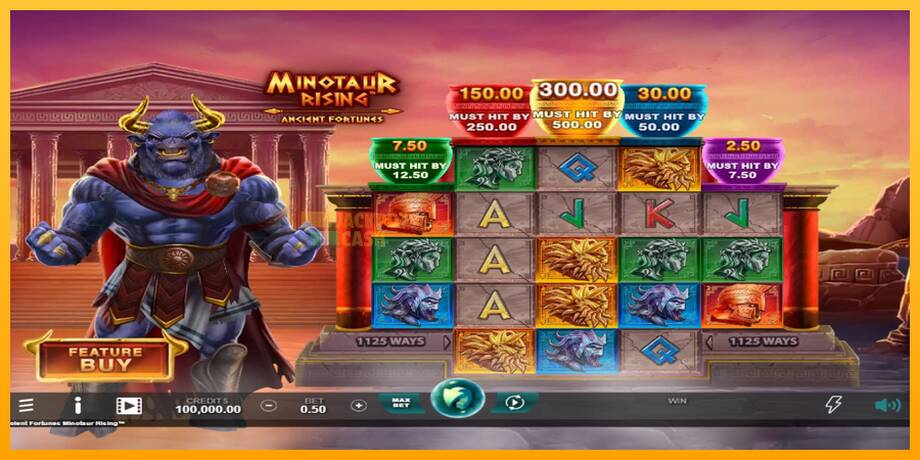 Ancient Fortunes Minotaur Rising машина за игри за пари, слика 1