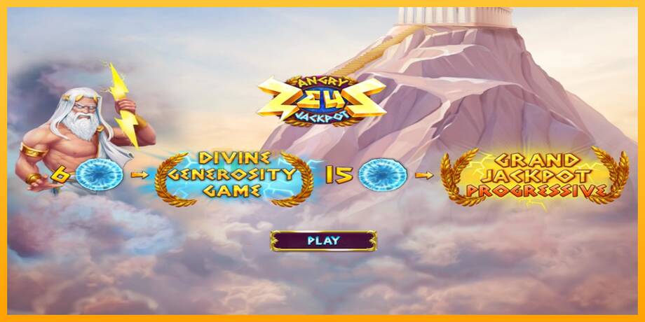 Angry Zeus Jackpot машина за игри за пари, слика 1