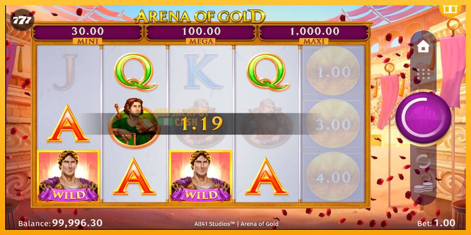 Arena of Gold машина за игри за пари, слика 4