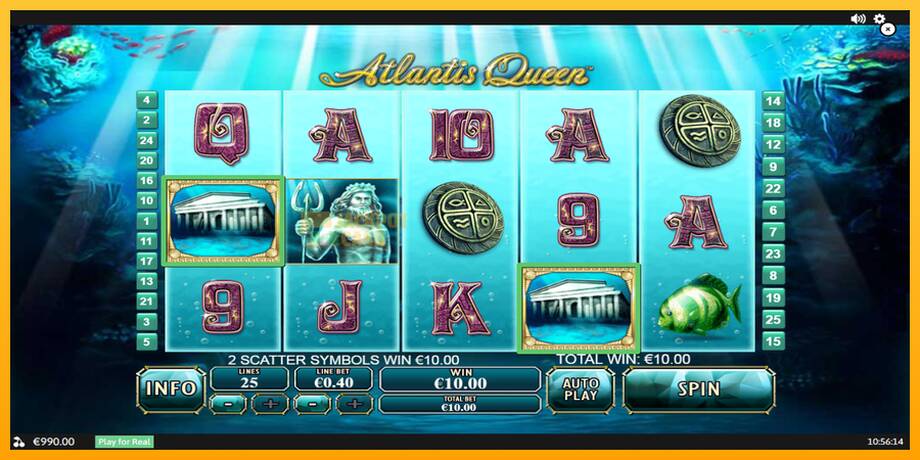 Atlantis Queen машина за игри за пари, слика 2