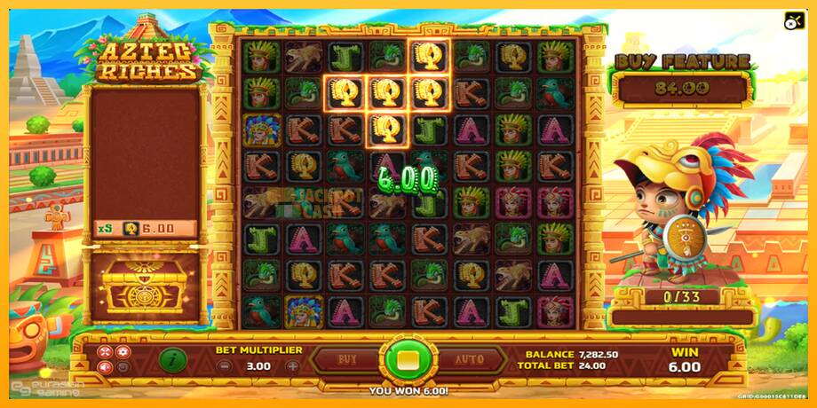 Aztec Riches машина за игри за пари, слика 3