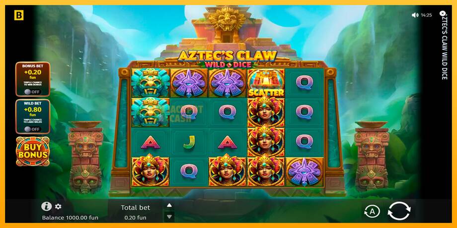 Aztecs Claw Wild Dice машина за игри за пари, слика 1