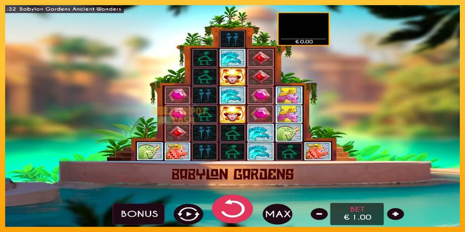 Babylon Gardens Ancient Wonders машина за игри за пари, слика 1