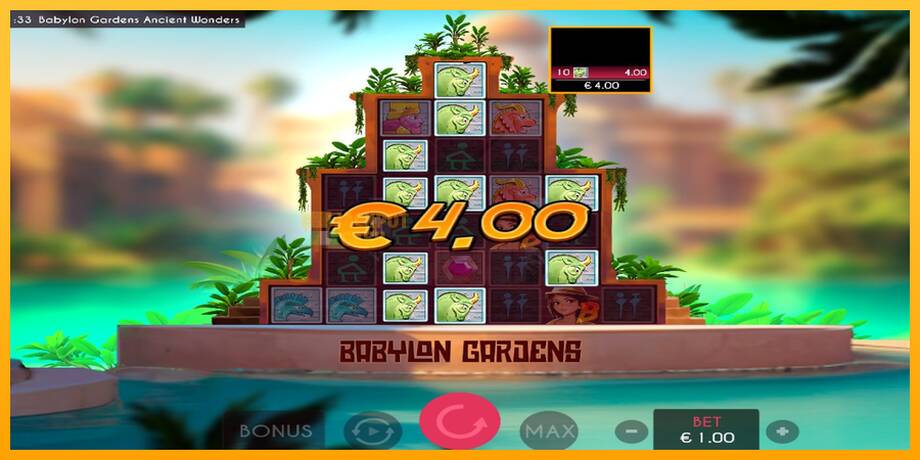 Babylon Gardens Ancient Wonders машина за игри за пари, слика 2