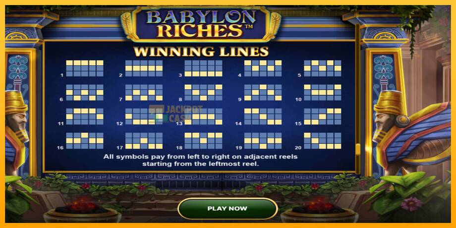 Babylon Riches машина за игри за пари, слика 5