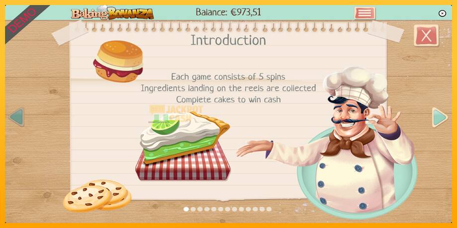 Baking Bonanza машина за игри за пари, слика 5