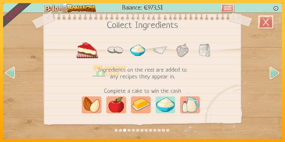 Baking Bonanza машина за игри за пари, слика 7