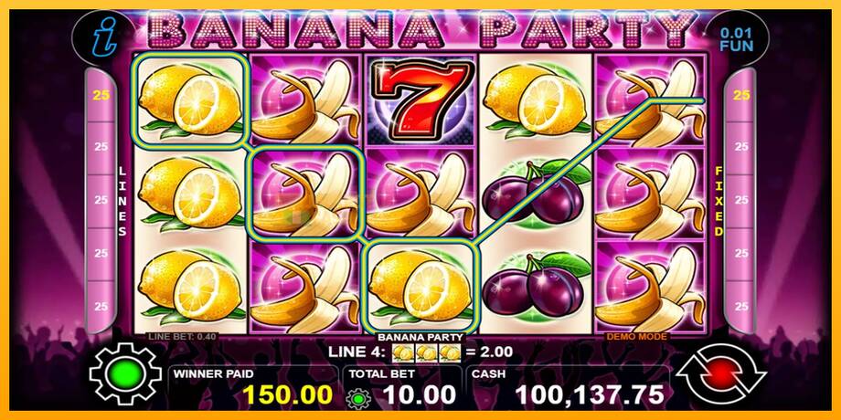 Banana Party машина за игри за пари, слика 3