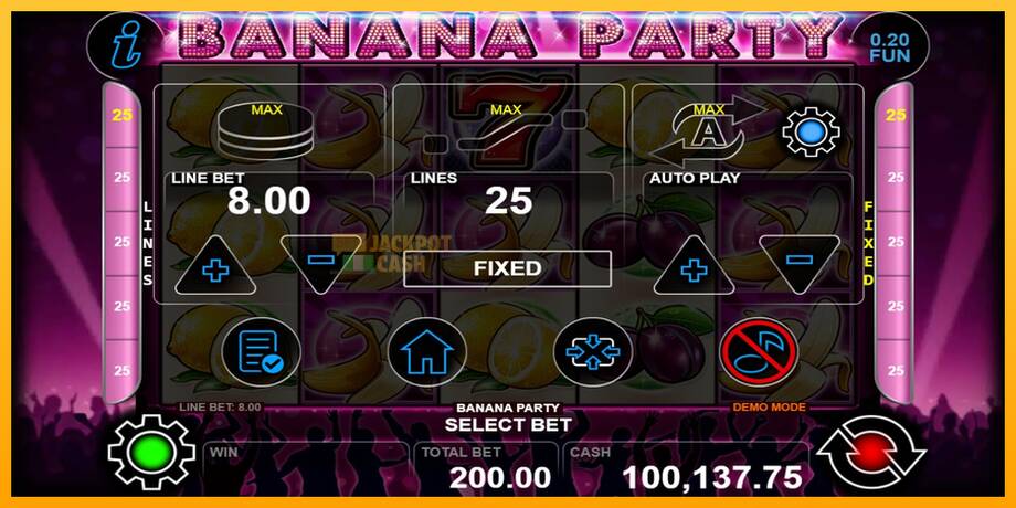 Banana Party машина за игри за пари, слика 4